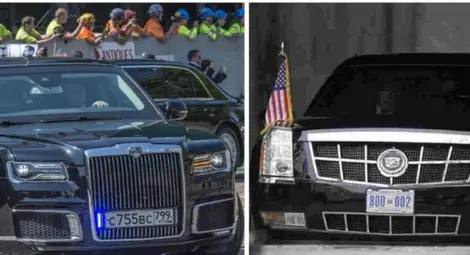 Путин и Тръмп си премериха и колите! Ето какви чудовища ги возят