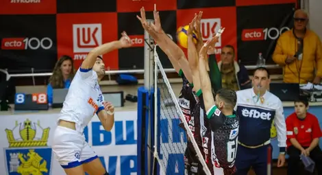 Волейболистите с четвърта загуба преди домакинство срещу ЦСКА