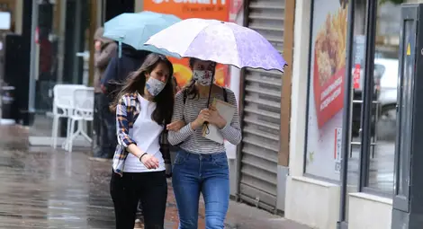 Валежи и понижение на температурите