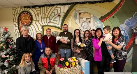 Кметът на Русе Пенчо Милков поздрави семейството на първото бебе за годината