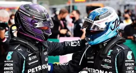 Хамилтън спечели квалификацията, но Ботас тръгва пръв утре в Турция