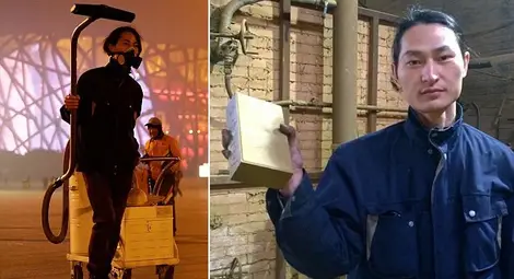 Китаец направи тухли от смога в Пекин /галерия/