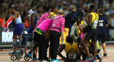 Тъжен край за Юсейн Болт. Контузия прекрати последното му бягане