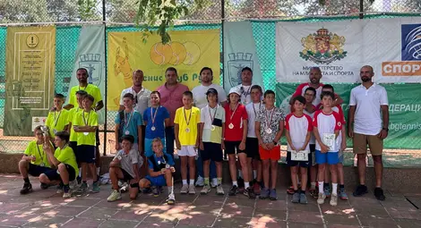 17 отбора и над 80 деца се включиха в Държавното отборно първенство по тенис за момчета в Русе