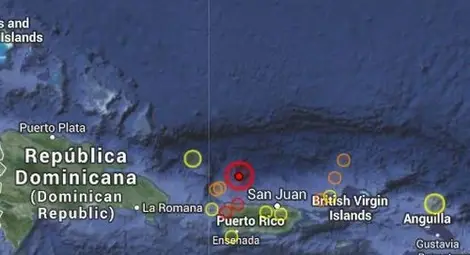Земетресение с магнитуд 6.5 по Рихтер удари до Пуерто Рико