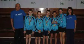 Бадминтонистите на „Русе“ с девет национални медала