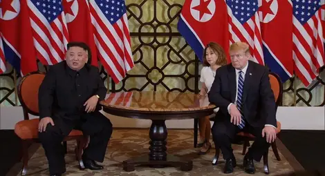 Срещата Ким-Тръмп приключи без споразумение Срещата Ким-Тръмп приключи без споразумение