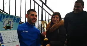 Свилен Щерев с награда от феновете като играч №1 на отбора