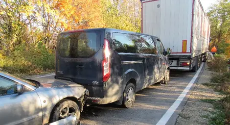 &bdquo;Ауди&ldquo; предизвика верижна катастрофа