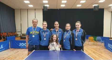 Тенисът на маса с две  сребърни национални купи