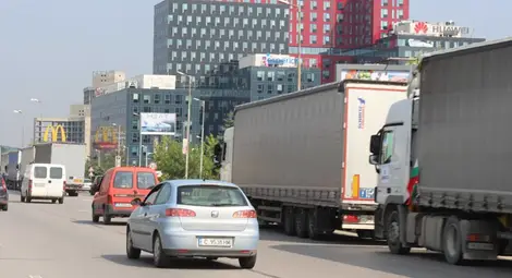 Превозвачи с пореден протест срещу Закона за автомобилната камара