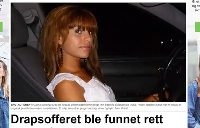 Убитата в Осло българска проститутка била в престъпна мрежа