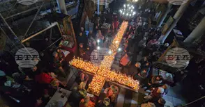 „Огнен кръст“ съпътства и тази година освещаването на меда в благоевградския храм „Въведение Богородично“