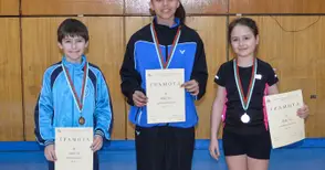 3 медала за „Русе“ от турнир за таланти в бадминтона