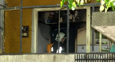 Обгорено при врзив на газова бутилка семейство на лечение в Русе