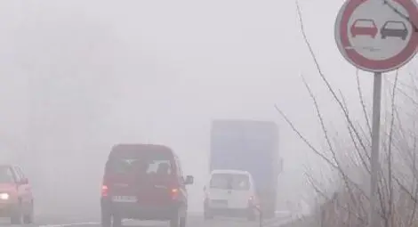Обявен е жълт код заради мъглите в 18 области 