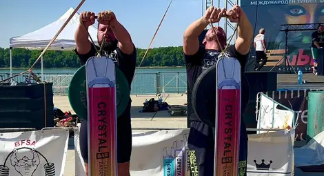 Теглене на 11-тонен камион, носене на кобилицата с тегло 350 кг. и други впечатляващи изпитания в силовото шоу  &bdquo;Strongest men show&ldquo; в Русе /галерия/