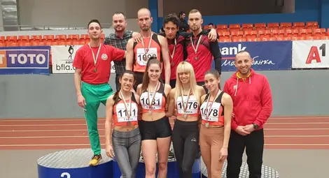 Локомотивската лека атлетика под номер 2 и 3 на държавното Локомотивската лека атлетика под номер 2 и 3 на държавното