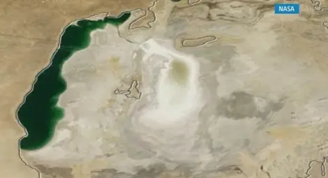 Аралско море почти пресъхна /галерия/ Аралско море почти пресъхна /галерия/