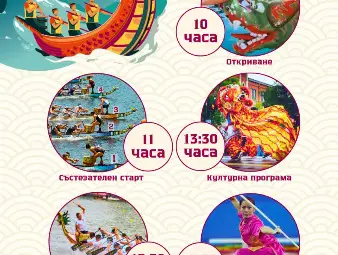 Програма на Фестивала на драконовите лодки и разписание на допълнителния транспорт през уикенда