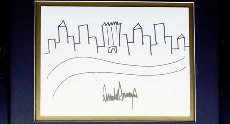 $ 29 200 за рисунка от Тръмп