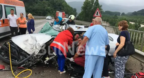 Тежка катастрофа на Е-79 край Мездра