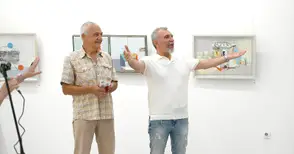 Година след първата си обща изложба Валери Лазаров и Кънчо Кънев откриха „Пътеки“