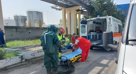 Практическо обучение в "Оргахим Резинс" провери готовността на институциите в Русе при евентуална авария Практическо обучение в "Оргахим Резинс" провери готовността на институциите в Русе при евентуална авария