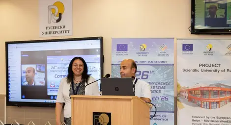 Автори на научни доклади бяха отличени с кристален приз в Международната научна конференция COMPSYSTECH'25 в Русенския университет