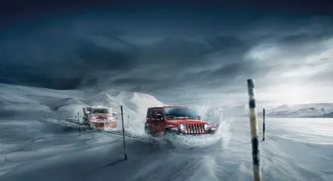 Новият Jeep® Wrangler PHEV покорява зимата с електрическо задвижване на всички колела /галерия/ Новият Jeep® Wrangler PHEV покорява зимата с електрическо задвижване на всички колела /галерия/