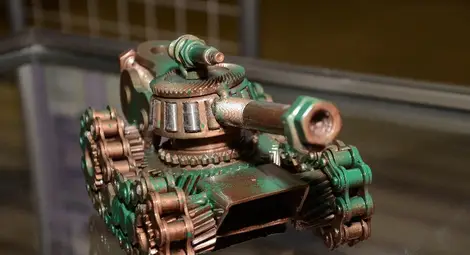 Стари авточасти оживяха като приказни скулптури