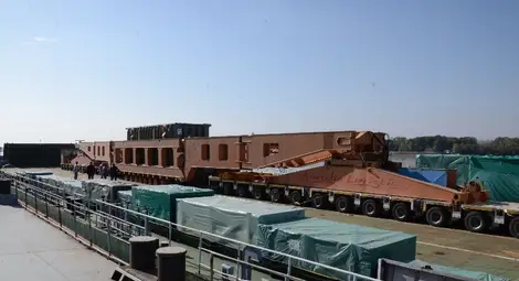 650-тонен трансформатор вози БРП с катамаран от Констанца за Сърбия
