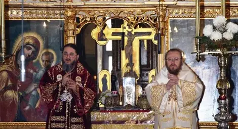 Митрополит Наум гостува на  владиката Амвросий в Гюргево