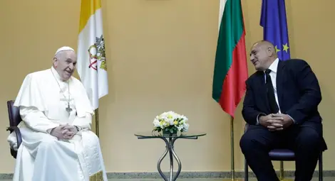 Борисов: Твърдението, че папата е дошъл за мигрантите е кафява новина Борисов: Твърдението, че папата е дошъл за мигрантите е кафява новина