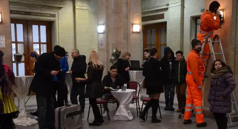 Цветен флашмоб припомни кошмара на Холокоста