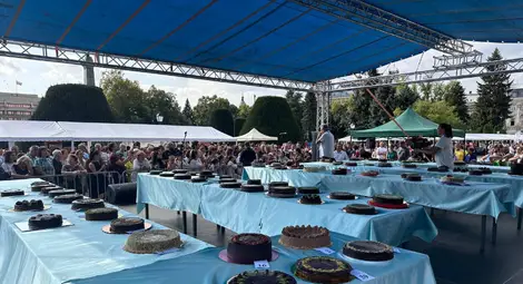 Повече от 4000 торти бяха продадени на тазгодишния Празник на торта „Гараш“ в Русе Повече от 4000 торти бяха продадени на тазгодишния Празник на торта „Гараш“ в Русе