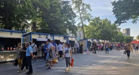 Момент от Панорамата на средното образование в Русе в началото на юни миналата година. Снимка: Архив