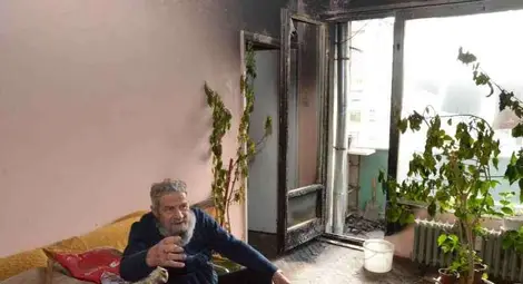 Червенокръстци ще чистят изгорелия дом на отец Тодор