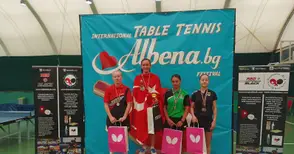 Три медала за тениса на маса от фестивал в Албена