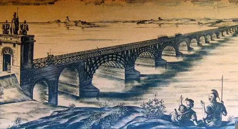 Графична реконструкция на Траяновия мост.