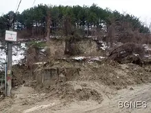 Свлачище се активира във Варна