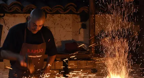Една от снимките на Брайън Бейти в изложбата. Една от снимките на Брайън Бейти в изложбата.
