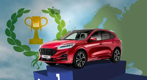 Новият Ford Kuga Plug-In Hybrid е най-продаваният плъгинхибрид в Европа през 2021 година