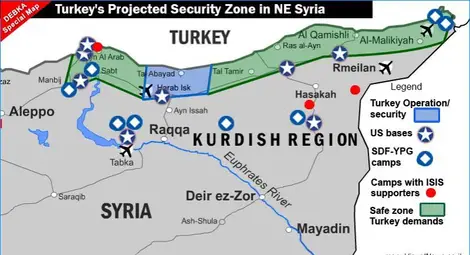 Тежки боеве се водят във втория ден на турската офанзива в Северна Сирия