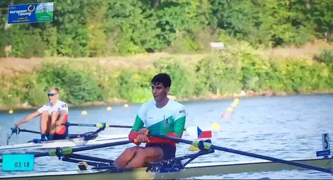 Лазар Пенев пети в Европа при гребците до 23 години