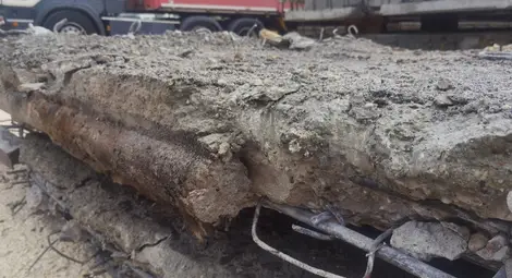 167 стоманобетонни панела тежащи колкото близо 500 автомобила са изработени досега за ремонта на Дунав мост при Русе