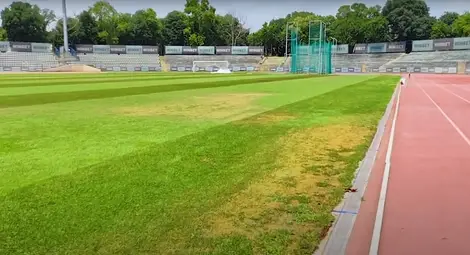 Дузпа: За изгорялата трева на Градския стадион и сезирането - късно е, либе, за китка Дузпа: За изгорялата трева на Градския стадион и сезирането - късно е, либе, за китка