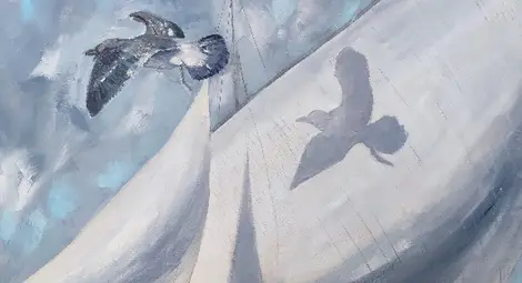 Сияна Струнчева разказва с багри „Легенда за платната” Сияна Струнчева разказва с багри „Легенда за платната”