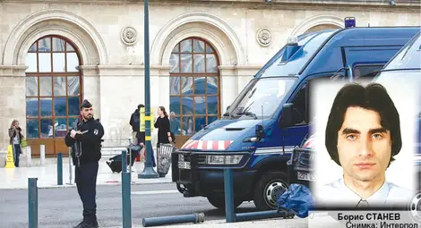 Задържаният за тероризъм във Франция стреля от упор в човек в центъра на Русе