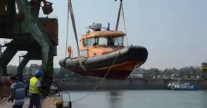 Два катера на Водната полиция контролират корабите по праговете